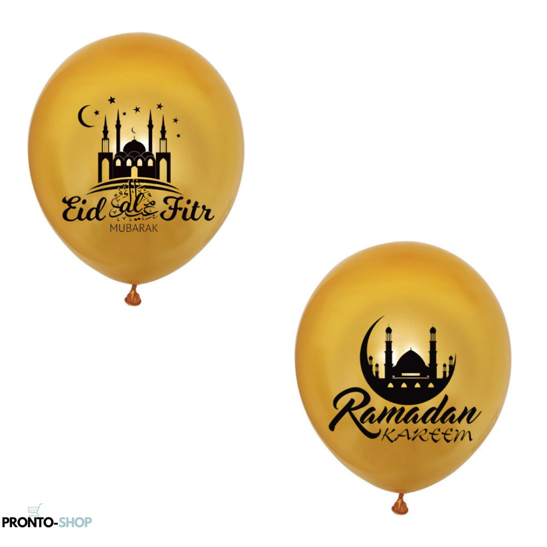 RAMADAN KAREEM DEKO • BANNER & BALLONS