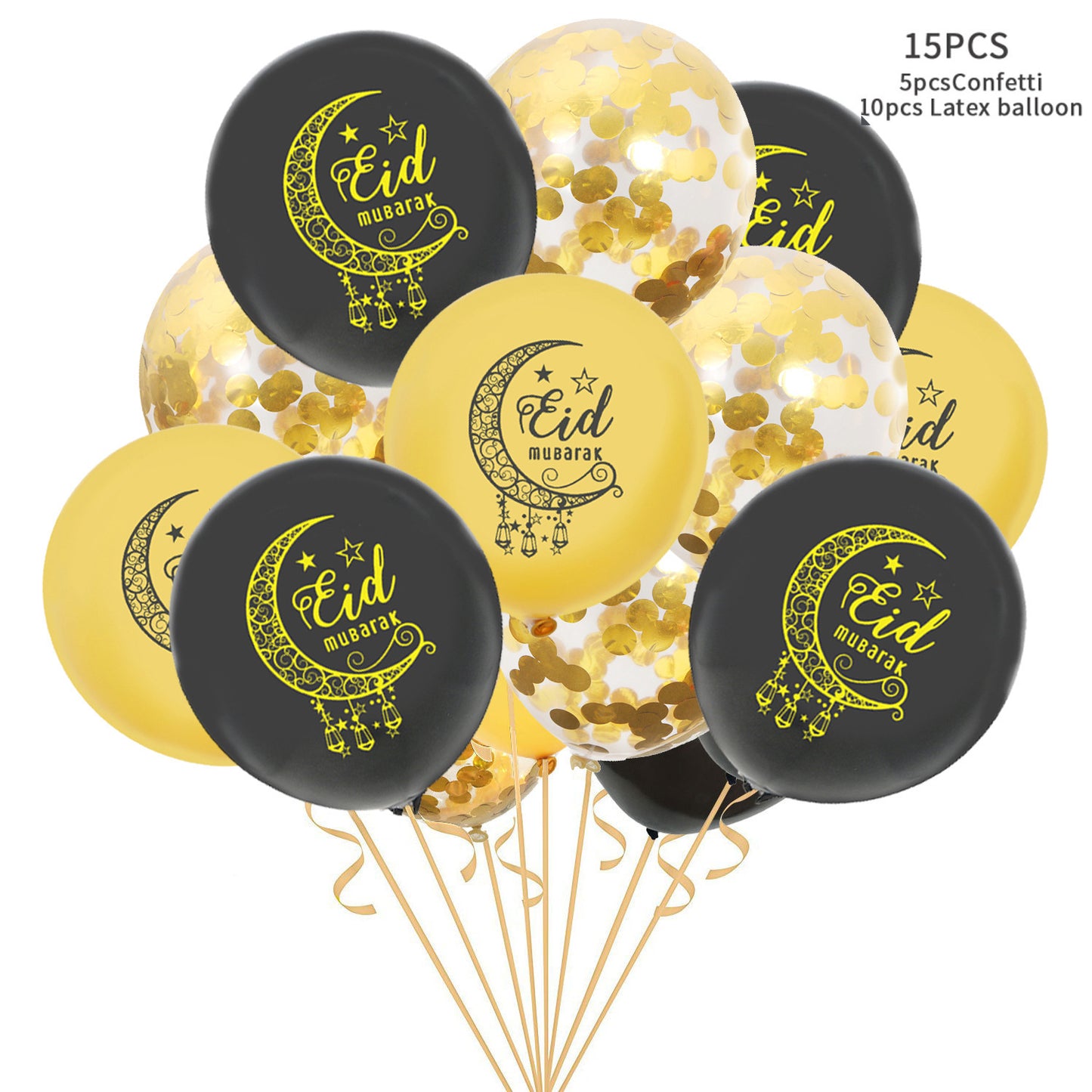 EID MUBARAK LATEXBALLONS • RAMADAN KAREEM PARTYDEKORATION & FESTBEDARF