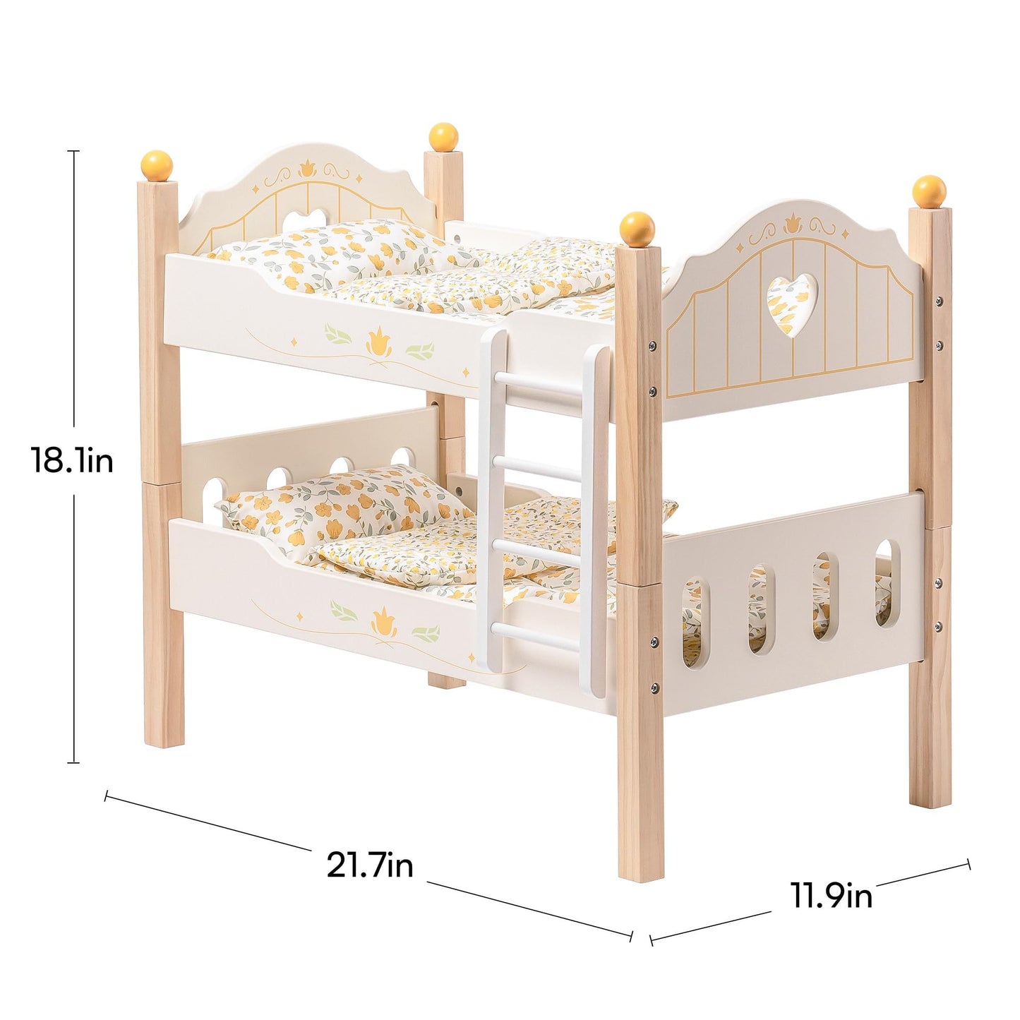 Doppelstock Puppenbett aus Holz