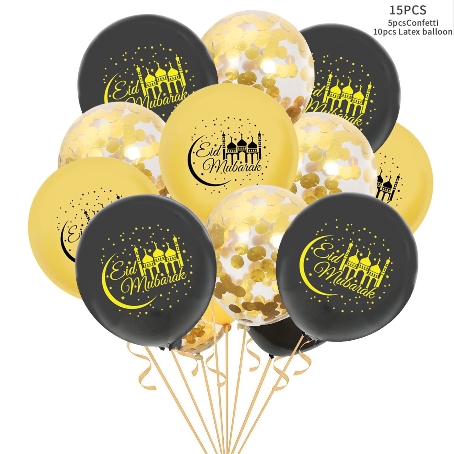 EID MUBARAK LATEXBALLONS • RAMADAN KAREEM PARTYDEKORATION & FESTBEDARF