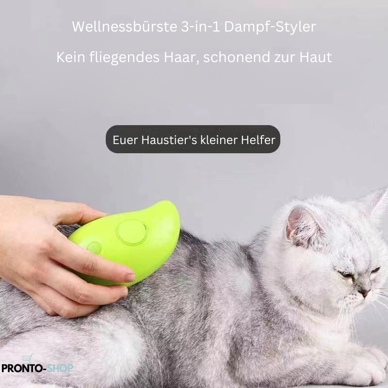 WELLNESSBÜRSTE • 3 IN 1 DAMPF-STYLER