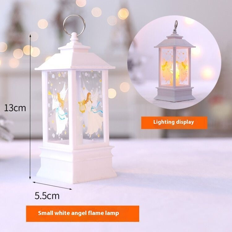 LED Weihnachtslaterne – Tragbar & Batteriebetriebe