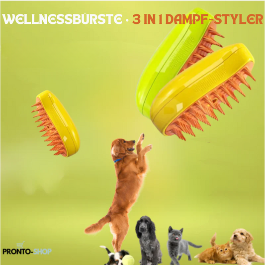 WELLNESSBÜRSTE • 3 IN 1 DAMPF-STYLER