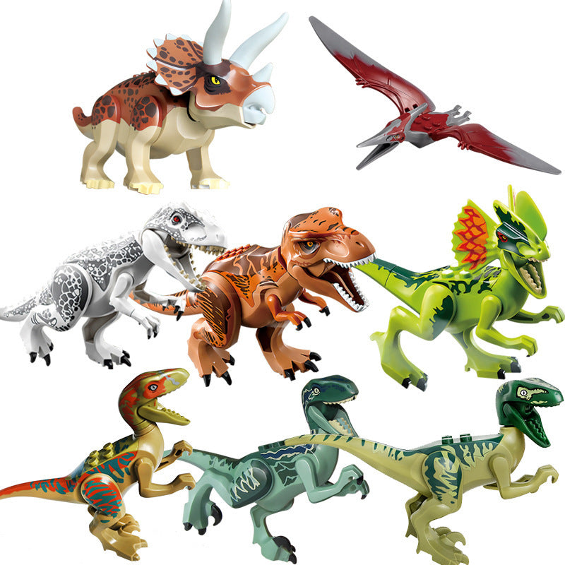 Dino-Bausteinfiguren für Kinder